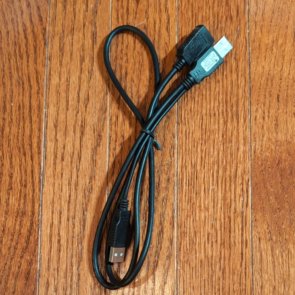 Starcom USB Y Cable Black Model YC150B